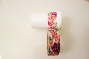 Test strip container with washi