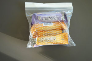 snacks in ziploc bag